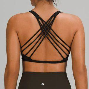 lululemon Free to Be Bra black sz 4